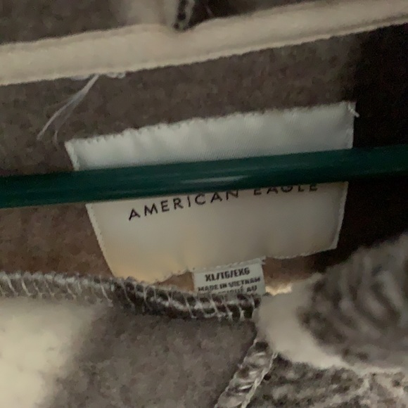 American Eagle flannel hoodie - Picture 3 of 3